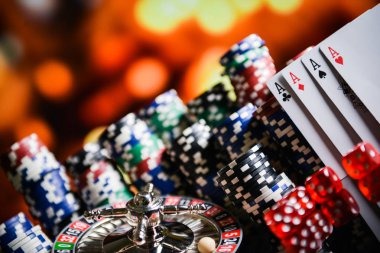 Live dealer studio setup with Andar Bahar table